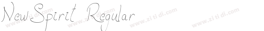NewSpirit Regular字体转换